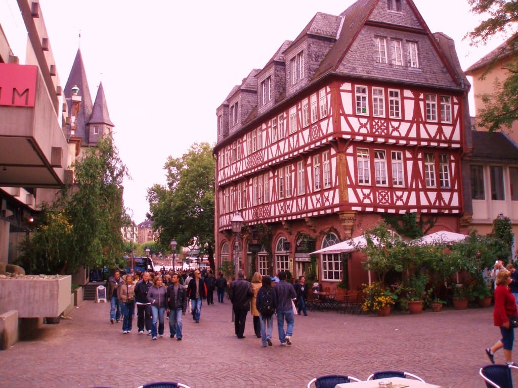 Half Timbered houses in Frankfurt Germany