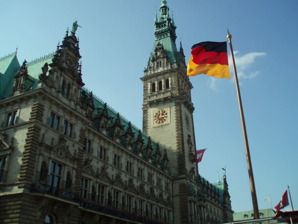 Hamburg, Germany city hall